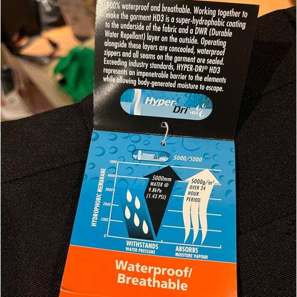 Dakota black waterproof work pants - Picture 4 of 8